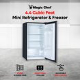 thumbnail image 2 of Magic Chef MCBR440B2 Réfrigérateur et Congélateur Compact 4,4 Pieds Cubes, Noir, 2 of 10