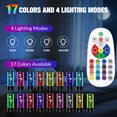 thumbnail image 3 of Mini Jellyfish Lamp with Remote, 17 RGB Colors & 4 Lighting Modes, Silent Water Flow Aquarium Night Light, USB-C or Battery Powered Decorative Mood Lamp for Home & Office, 3 of 8