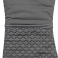 thumbnail image 2 of All-Clad Ogee Silicone Printed Oven Mitt, 2-Pack, Pewter, 2 of 6