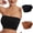 Black, variant on Strapless Bandeau Bras for Women 2 Pack 4-Way Stretchy Tube Top Bra Seamless Wireless Bralettes Breathable Comfort Padded Everyday Bras