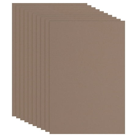 Uxcell 10 Pcs Brown EVA Foam Sheet, 12 x 8 Inch 2mm Thick Foam Sheets for Crafts DIY Project, 30 x 20cm