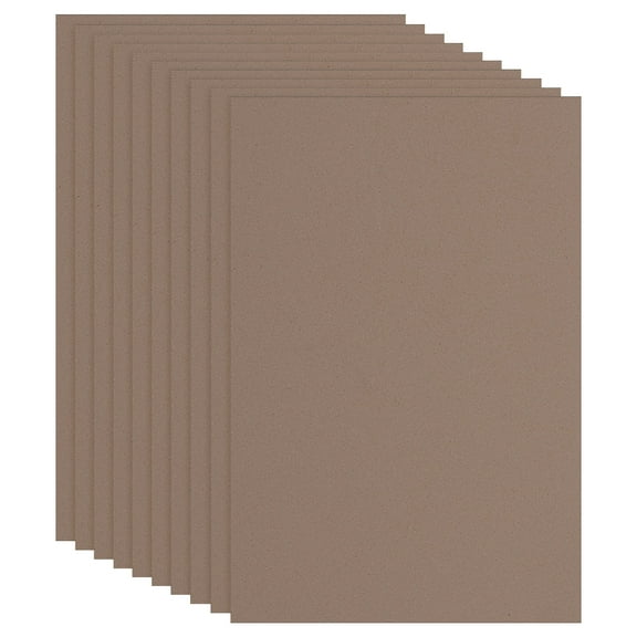 Uxcell 10 Pcs Brown EVA Foam Sheet, 12 x 8 Inch 2mm Thick Foam Sheets for Crafts DIY Project, 30 x 20cm
