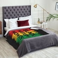 thumbnail image 5 of XMXT Flannel Warm Throw Blanket, Black History Month Pattern Bedroom Decor Blankets for Bed Couch Living Room, 50 x 70 inches, 5 of 9