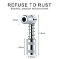 thumbnail image 3 of 2pcs 90 Degree 3 Jaw Coupler Grease Nozzle Adapter Fitting tool with Sleeve, 3 of 7