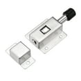 thumbnail image 3 of Door Barrel Bolt, Stainless Steel 304 Security Push Button Spring Loaded Latch 5 Pcs, 3 of 4