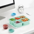 thumbnail image 5 of 6 Pack 2.7 OZ Salad Dressing Container to Go with lids,Dishwasher and Microwave Safe Tiny Condiment Containers with Graduated Lines, Reusable and Leakproof Small Sauce Containers for Lunch Box, 5 of 9