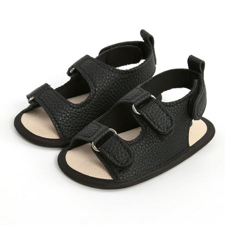 

Kiplyki Toddler Shoes Baby Boys Girls Cute Fashion Cotton Buckle Non-slip Soft Bottom Sandals