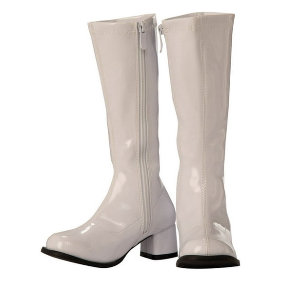 Rubies White Gogo Boots for Kids, Girls 11/12