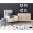 thumbnail image 5 of Linon Prescott Indoor Drum Accent Table, 19.75" Tall, Black/White Capiz Shell, 5 of 8