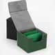 thumbnail image 5 of Estuche de cuero PU para baraja de cartas, funda protectora para más de 140 cartas, estuche para naipes Cuadros Verde, 5 of 9