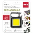 thumbnail image 3 of RCA - Mini Rechargeable COB Flashlight with Carabiner, Rechargeable, 800 Lumens, 3 of 3