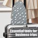 thumbnail image 4 of Mini Travel Ironing Board with Heat-Resistant Cover, Portable Handheld Ironing Pad for Collars and Cuffs, 1-Pack, 4 of 6