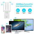 thumbnail image 2 of Repetidor extensor de rango WiFi, PIX-LINK amplificador de señal inalámbrico repetidor WiFi de 2,4 GHz y 300 Mbps, amplificador de señal extensor WiFi de cobertura completa de 360 grados, 2 of 5