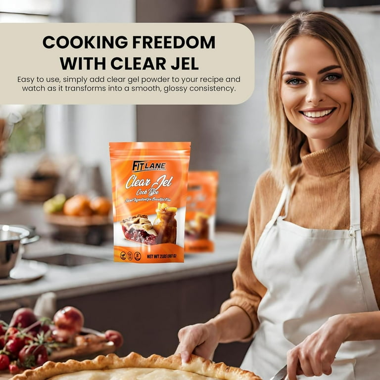 FitLane Nutrition, Clear Jel for Canning, 2 lbs, Thickening Powder