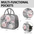 thumbnail image 6 of Womens Pioneer Flower Floral Print Pattern Lunch Box for Work,Insulated Lunch Bag for Women,Loncheras Para Mujer,Leakproof Adult Lunch Bag for Work,Beach,Travel,Picnic,Camping, 6 of 7