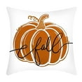 thumbnail image 2 of TERGAYEE Throw Pillow Covers Thanksgiving Sofa Pillow Cover Pumpkin Pillow Cover Autumns Orange White Pumpkin Cushion Cover Holiday Gift Suitable for Living Room Bedroom Office Home Supplies, 2 of 6