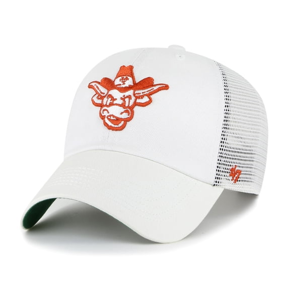 Men's '47 White Texas Longhorns Trawler Trucker Adjustable Hat