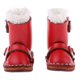 thumbnail image 2 of Muñecas de de Botas Rojas con Hebilla de material cuero PU para de Muñeca Fanmusic Muñecas, 2 of 6