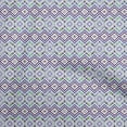 thumbnail image 1 of oneOone Georgette Viscose Medium Purple Fabric Geometric Sewing Fabric By The Yard Printed Diy Clothing Sewing Supplies 42 Inch Wide, 1 of 4