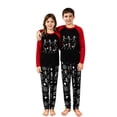 thumbnail image 5 of LuLiaMenton Family Halloween Pajamas Skeleton Spider Web Red Plaid Family Sleepwear, 9-10Y-Kid, 5 of 5