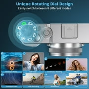 5K Digital Camera for Photography WiFi Autofocus 48MP with Dual Lens Flash Auto-Focus with 18X Zoom & 32GB SD Card for Kids Teens Adult, Black