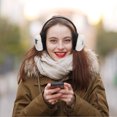 thumbnail image 4 of WEUVEB 1Pcs Rabbit Shape Ear Muff Winter Style Plush for Kids Girls Winter Earmuff, 4 of 7