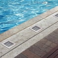 thumbnail image 3 of 4 luces LED empotrables para fuente, foco de suelo impermeable IP67, CA 85-265 V, para exteriores, cuadradas., 3 of 5