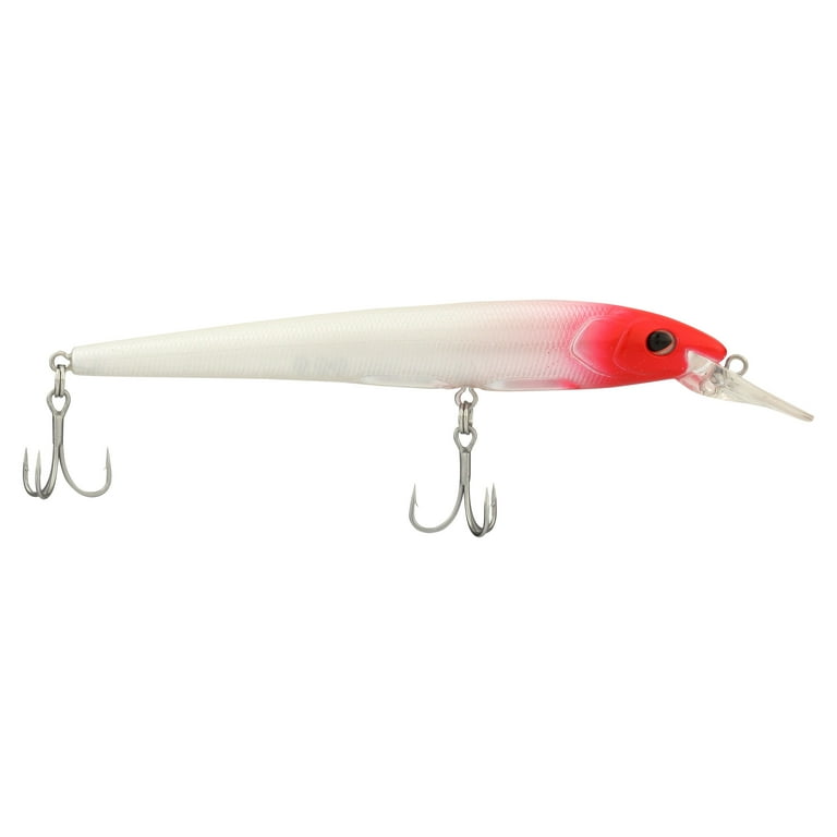 Leurre Berkley Hit Stick 120 – Tête Rouge, Poisson Nageur, 4 3/4 Pouces, 1/2 Oz