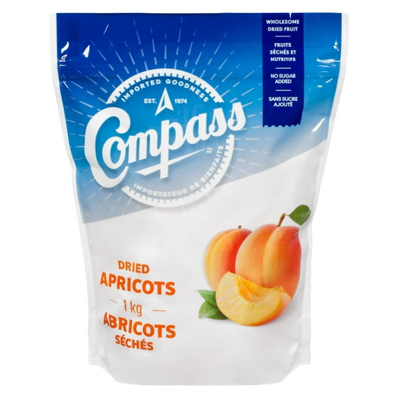 Compass Dried Apricots, 1 kg