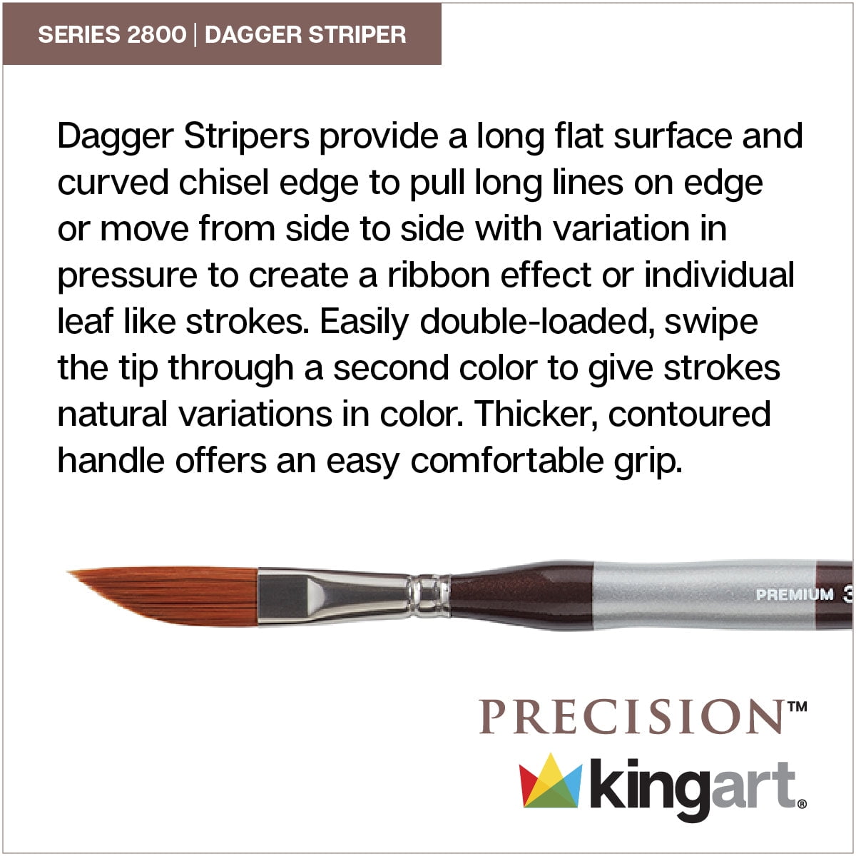 Precision&trade; 2800 Dagger Brush Set, 3 pc