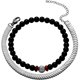 thumbnail image 1 of 1 juego de pulseras de cuentas de doble capa, cadena de muñeca con personalidad, joyería de muñeca para hombre, 1 of 5