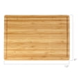 thumbnail image 4 of BambooMN - Thin Bamboo Cutting Board - 13" x 9" 0.40" - 1 Piece, 4 of 7
