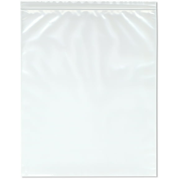 Plymor 13" x 16" (Pack of 100), 4 Mil Heavy Duty Zipper Reclosable Plastic Bags