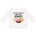 thumbnail image 3 of Inktastic Just Skip to the Part Where There's Donuts Boys or Girls Long Sleeve Toddler T-Shirt, 3 of 5