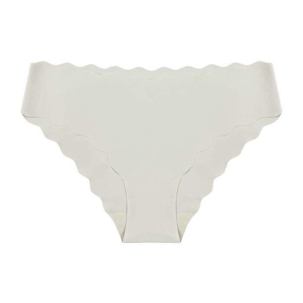 Mujeres Ropa Interior sin Costuras de Cintura Baja Pantalones de Hielo Seda Transpirable Nylon Tamaño Grande Comodidad Ajuste Calcetines de Uso Diario