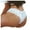 White, variant on Harpily 2025 Intimates Clearance Girl High Waist G-String Brief Pantie Thong Underwear Knicker Lace Underwear