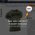 thumbnail image 7 of Detroit T Shirts Unisex S M L XL XXL - Detroit T-Shirt — Detroit Tee Shirts by DETROIT★REBELS, 7 of 7