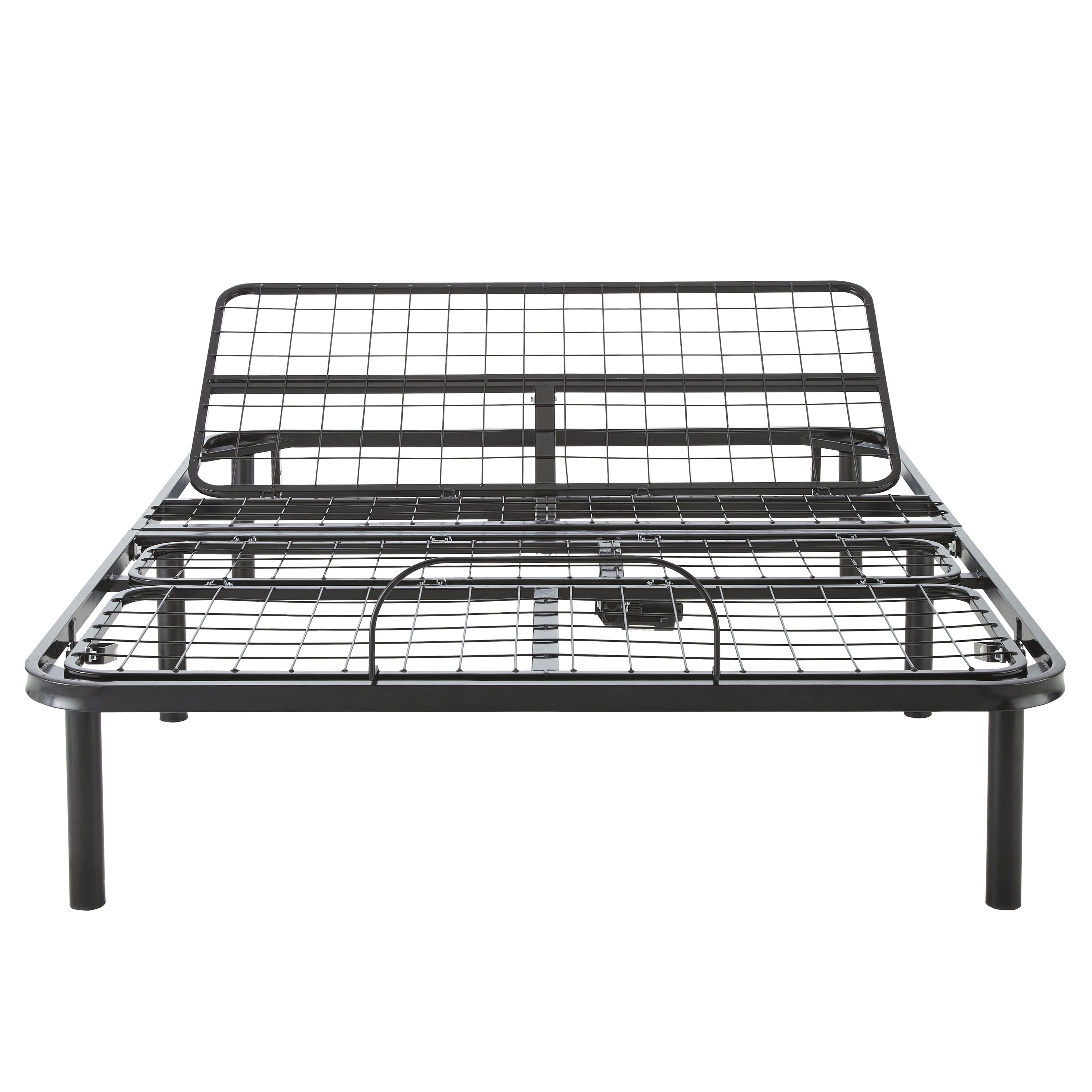 Premier Silver Series Adjustable Flex Metal Platform Foundation Base Bed Frame with Wired Remote, Twin XL