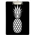 thumbnail image 2 of FMSHPON Pineapple Silhouette Black Clipboard Hardboard Wood Nursing Clip Board and Pull for Standard A4 Letter 13x9 inches, 2 of 8