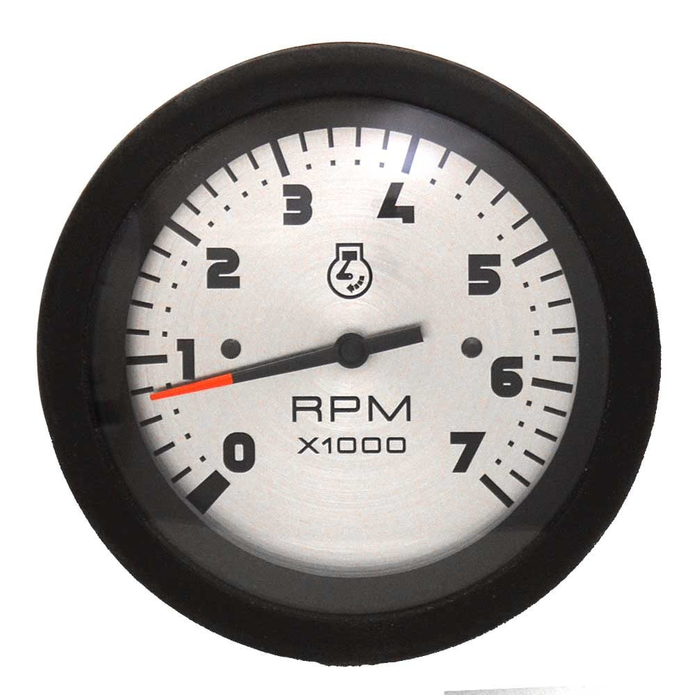 Teleflex Boat Tachometer Gauge 69922 3 1/4 Inch Black Silver