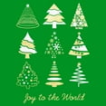 thumbnail image 2 of Boy's Lost Gods Joy to the World  Graphic Tee Kelly Green Small, 2 of 4