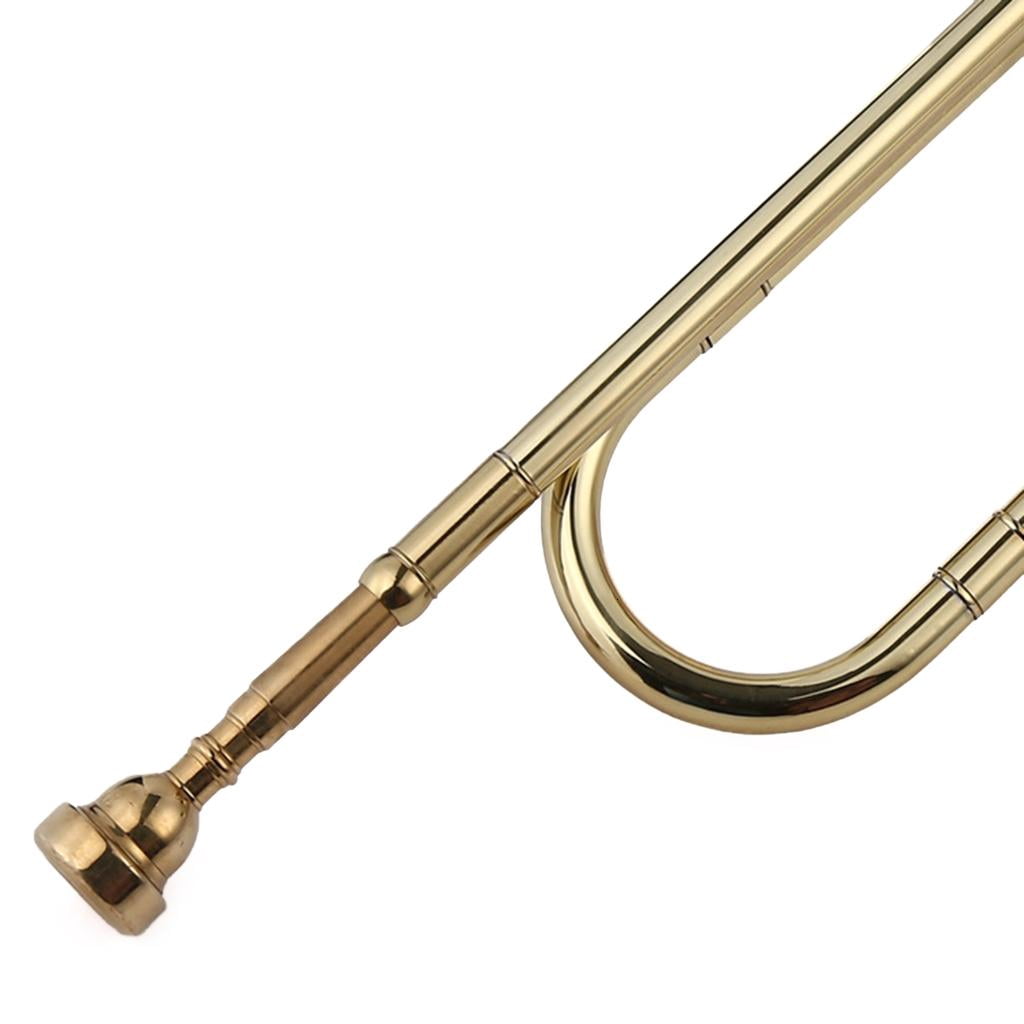 Yihuala Teenager School Band B Tone Practical Music Instrument Brass Trumpet Lightweight Bugle Trumpets