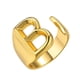 thumbnail image 1 of Anillo de moda para mujer, anillo de pareja, anillo de apertura de 26 letras, joyería Wmkox8yi  sjalhkljlk2501, 1 of 1