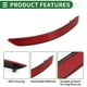 thumbnail image 4 of Reflector de Parachoques Único Bargains No.8VD945105/8V5945105A para Audi A3 2014-2016 Rojo 1 Pcs Trasero Izquierdo, 4 of 8