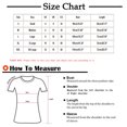thumbnail image 3 of Camisas informales de manga corta para mujer, jersey con cuello en V liso, Tops sueltos con cremallera Fridja  gope5010, 3 of 4
