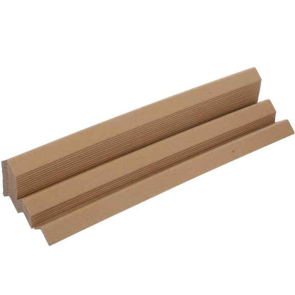 Hemoton 24-Pack Reinforced L-Shaped Paper Corner Protectors for Carton Packaging, Shipping Box Edge Guards, Cargo Load