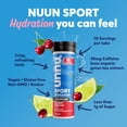 thumbnail image 3 of Nuun Sport + Caffeine Electrolyte Hydration Sports Drink Water Enhancer Mix Tablets, Cherry Limeade, 10 Count Tube, 3 of 7