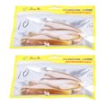 thumbnail image 2 of Señuelo de silicona suave de doble Color, simulación Artificial portátil, accesorio de pesca, 2 unidades, 2 of 5