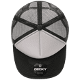 thumbnail image 6 of Decky 1080 5 Panel High Profile Structured Foam Trucker Hat-Grey/Black, 6 of 6