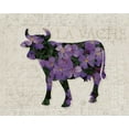 thumbnail image 2 of Hogan, Melody 24x20 Black Ornate Wood Framed with Double Matting Museum Art Print Titled - Flower Farm Bull, 2 of 4
